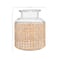 Hello Honey® Bloomingville Clear Glass Vase with Woven Natural Cane Sleeve